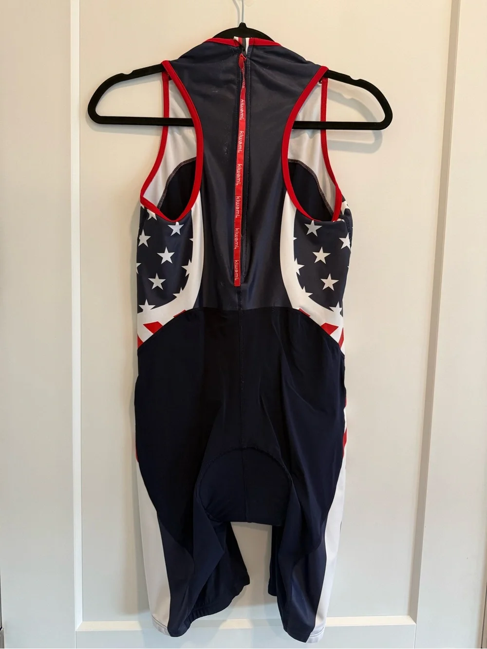 Kiwami USA Red, White & Blue Triathlon Suit Size Large